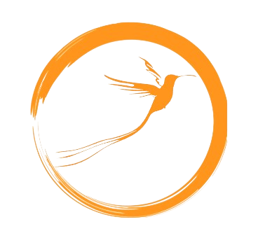 un oiseau dans un cercle