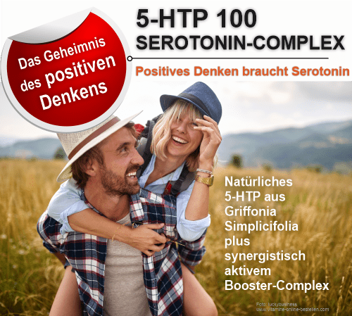 5-HTP Serotonin-Komplex - Das Geheimnis des positiven Denkens 