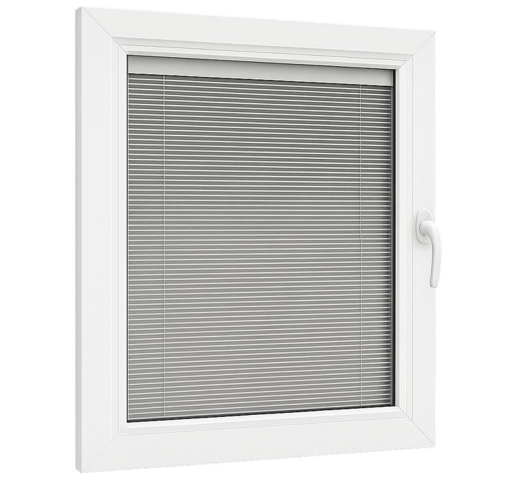 Double-glazed windows with integrated blinds installed in Auckland home, New Zealand