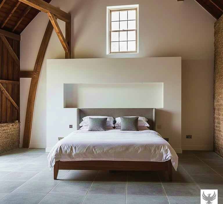 Intérieure grange restaurée par P.S.Immo