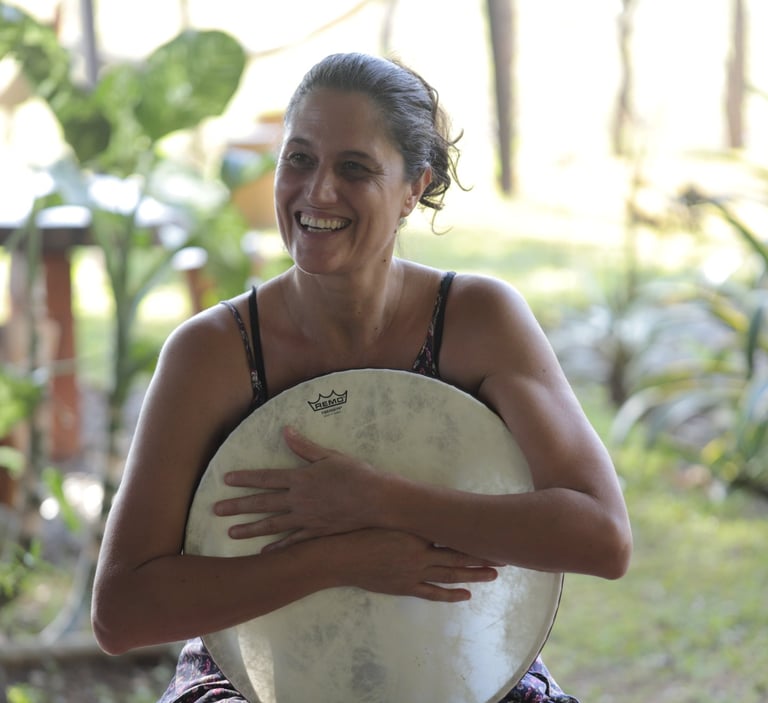 Chantal, chef y anfitriona en Shaya Yoga