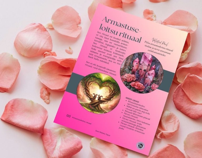 PDF Armastuse rituaal Joondatud armastuse rituaalist: Lummatud Pael Soul Sisters Tarot