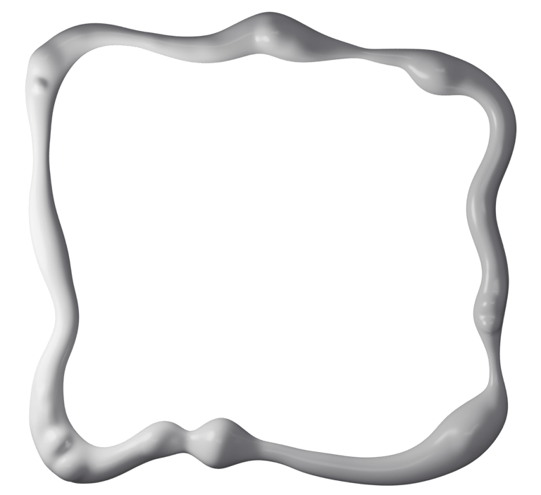 cadre blanc organique 2