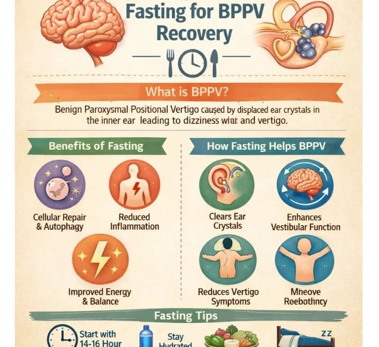 Discover how therapeutic fasting and metabolic balance may support vestibular stability and recovery