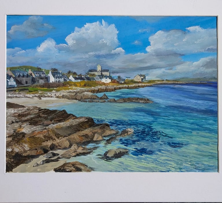 Iona Cathedral on the horizon