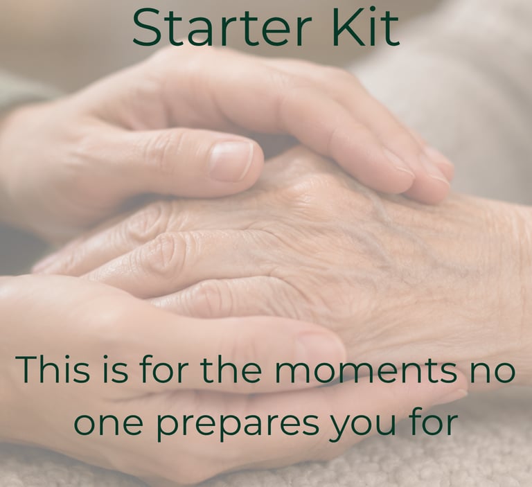 The Calm Caregiver Starter Kit - Caregiver support