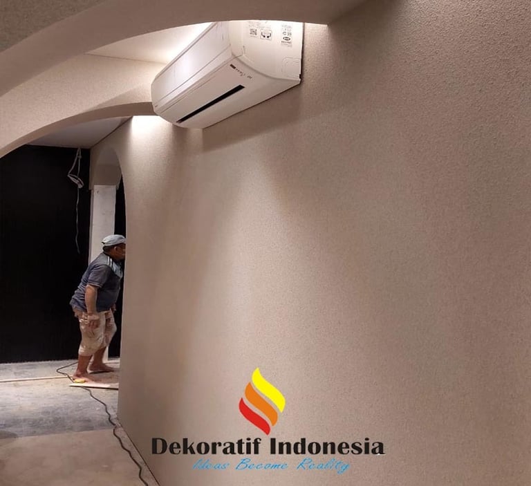 Jasa Cat Tekstur Showroom Jakarta
