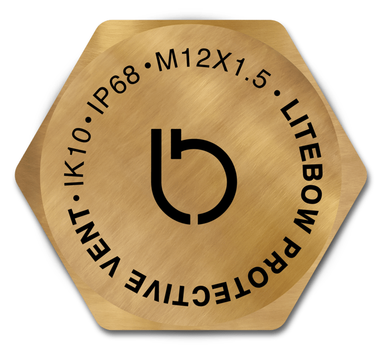 BREATHABLE brass VENTS | Litebow