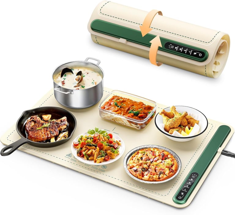 a tray with a roll - top luncheons