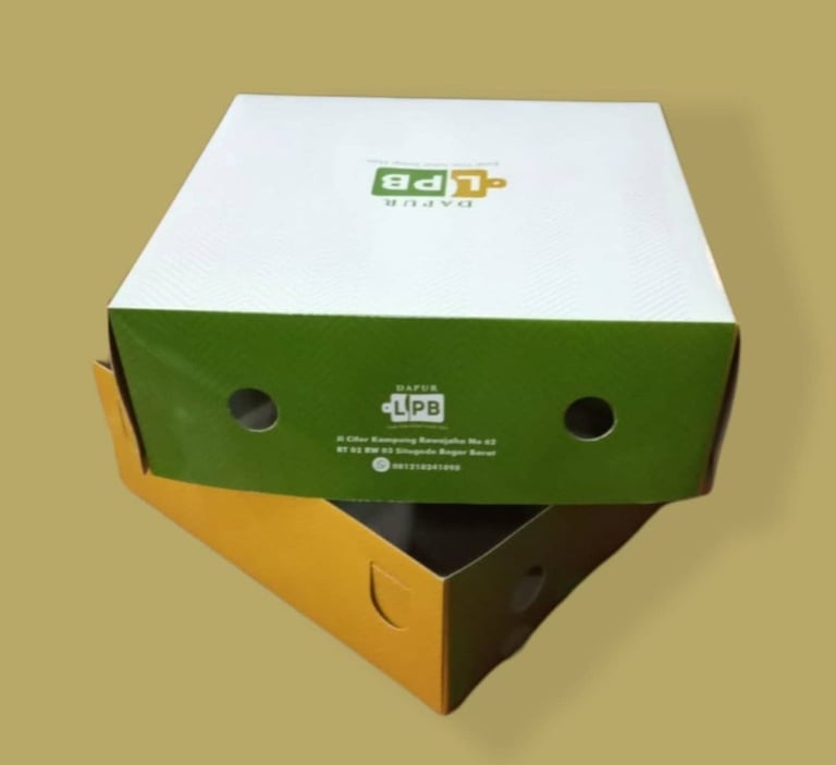 Kemasan nasi box custom