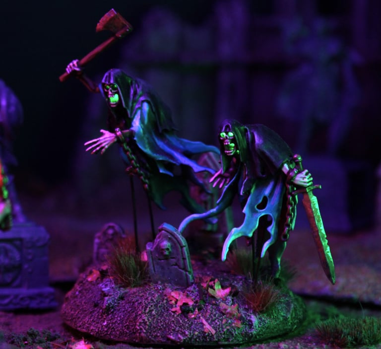 nighthaunt miniatures leds conversion