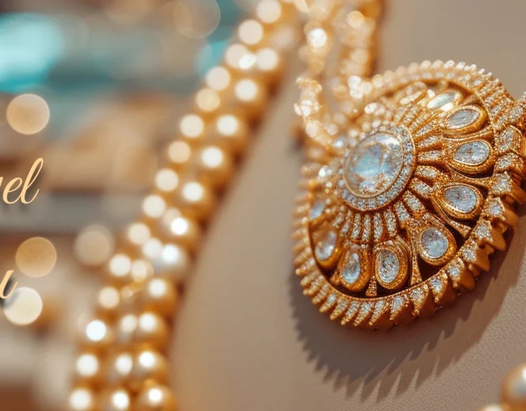 City Girl Jewellery Gold-plated Gold Jewellery Set – Graceful Festive Style