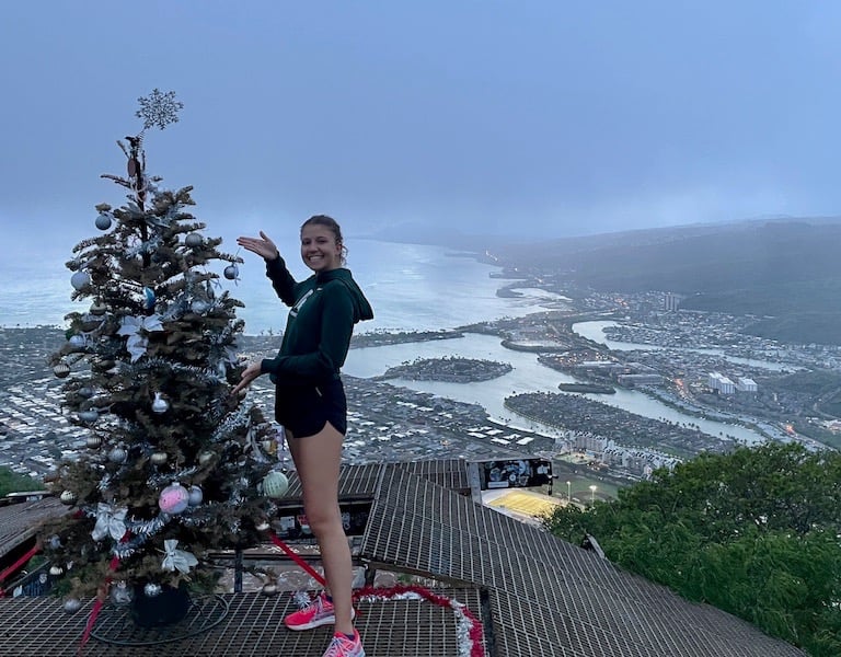 Koko Head Krater Hawai'i O'ahu Weihnachten Annerschtwo