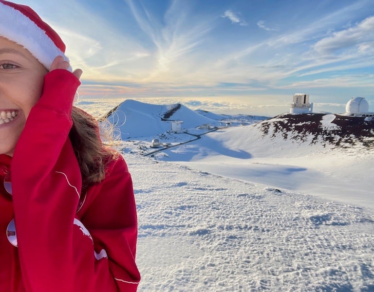 Maunakea Schnee Gipfel Hawai'i Annerschtwo