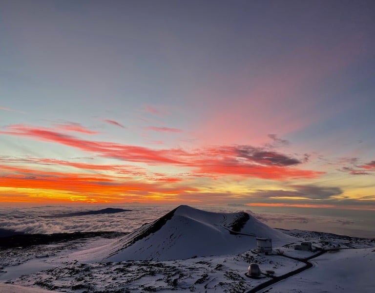 Mauna Kea Hawai'i Big Island Sonnenuntergang Annerschtwo