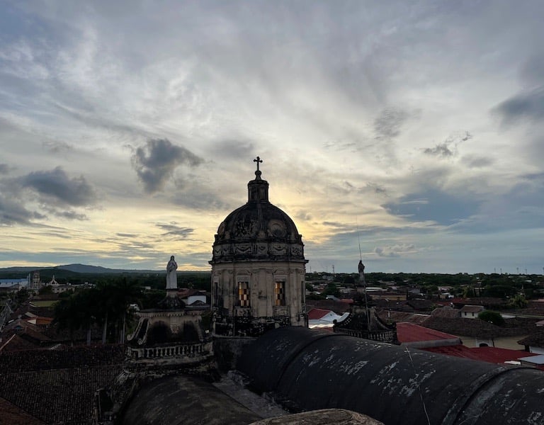 Nicaragua Granada Iglesia La Merced Reisen Umweltfreundeundlich