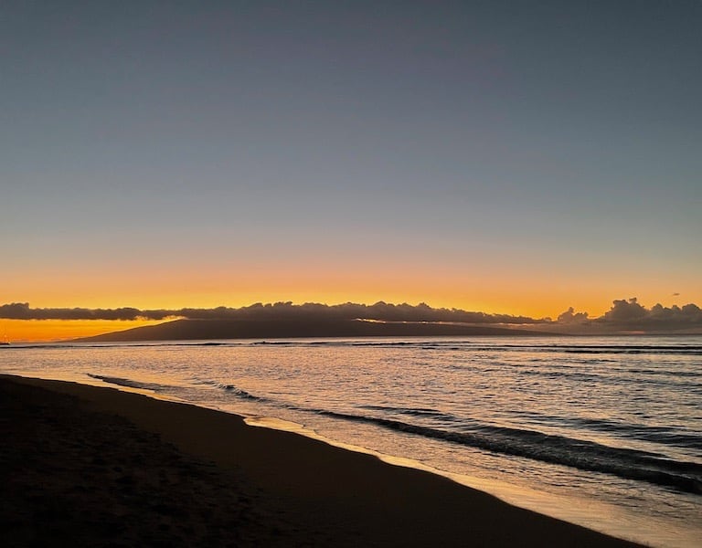 Puaunoa Beach Maui Hawai'i Sonnenuntergang