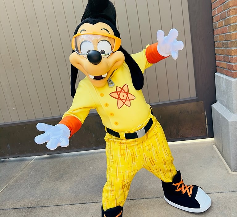 Max pictured inside Disney's Hollywood Studios® Park, at Walt Disney World®.