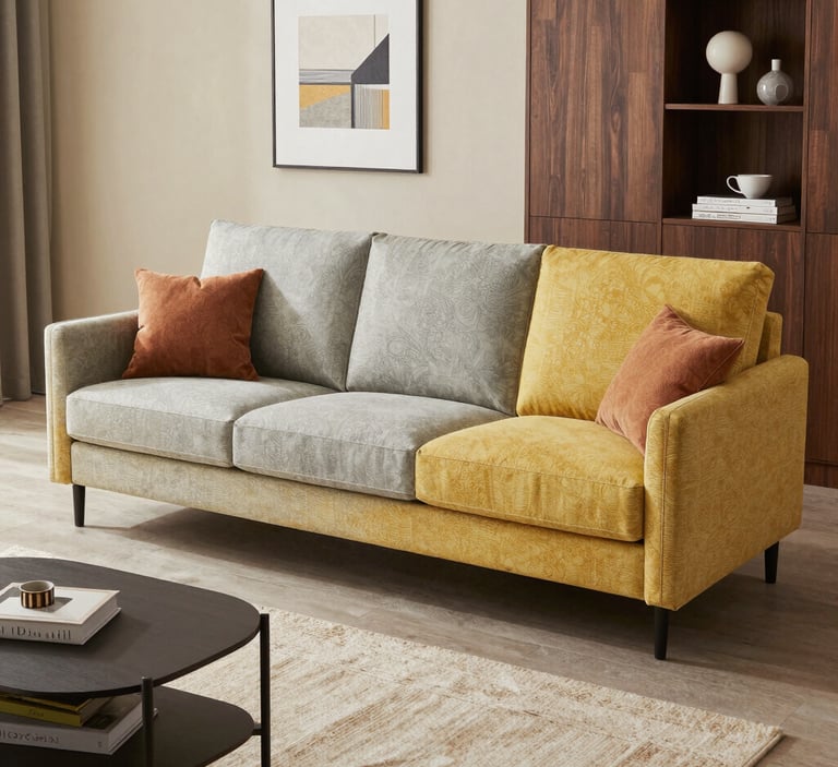 Bright living room with modern inventory