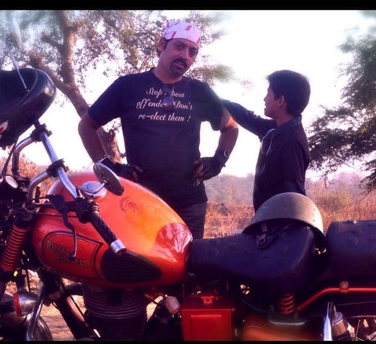 Mr. Susheel Pareek who has been a rider since 2011. RSPD BIKER'S CHOICE