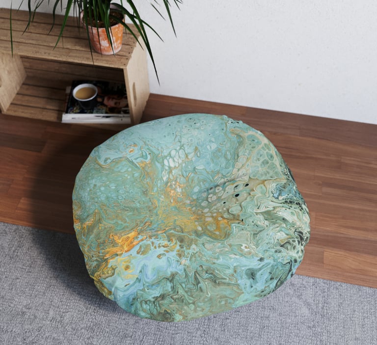 Tufted Round Floor Pillow