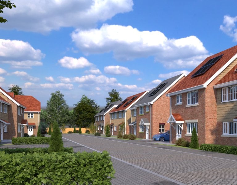 Affordable housing development in the green belt