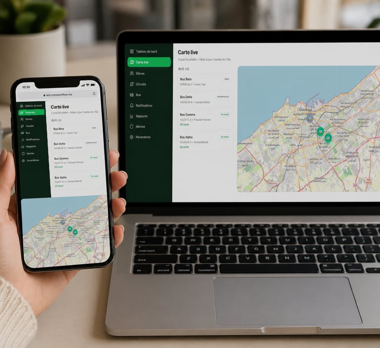 Application de suivi des bus scolaire