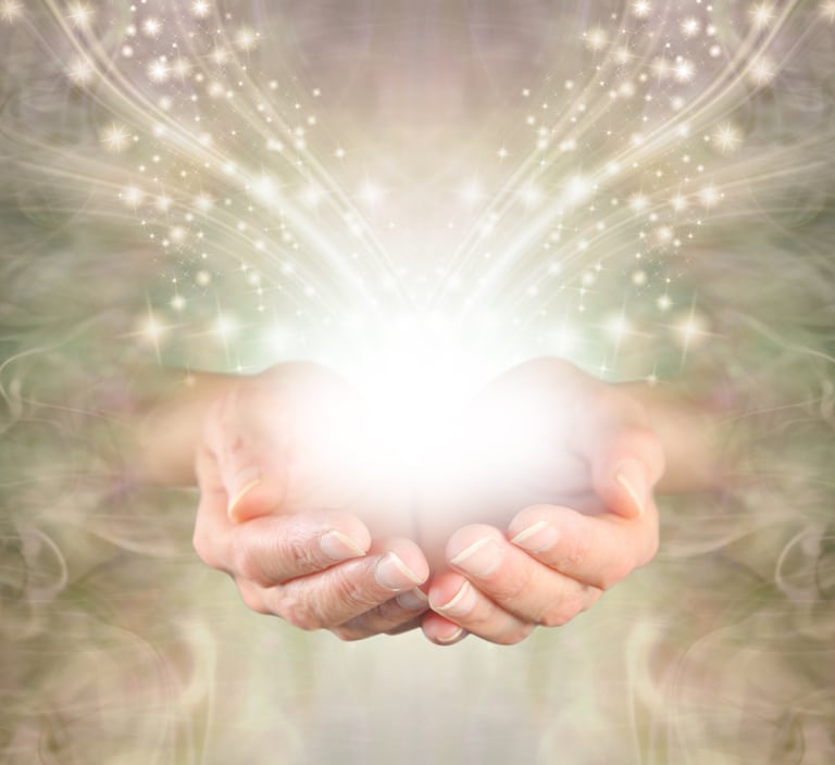 énergie universelle canalisée par un magnétiseur 