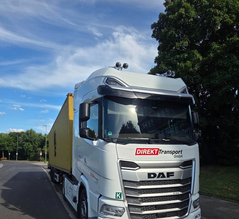 Containertransport, Direkt Transport GmbH, Hafenanlagen, NRW