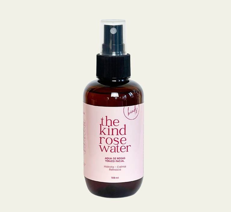 tonico facial hidratante agua de rosas 