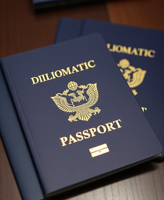 Diplomatic passport sample