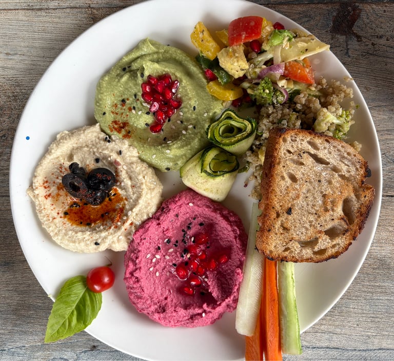 Nourishing vegetarian and vegan meals at Shanti MIZU yoga retreat Mandrem Goa
