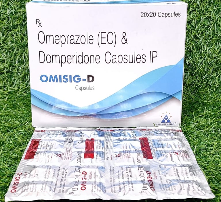 Omeprazole (EC) Domperidone Capsules IP (OMISIG-D)