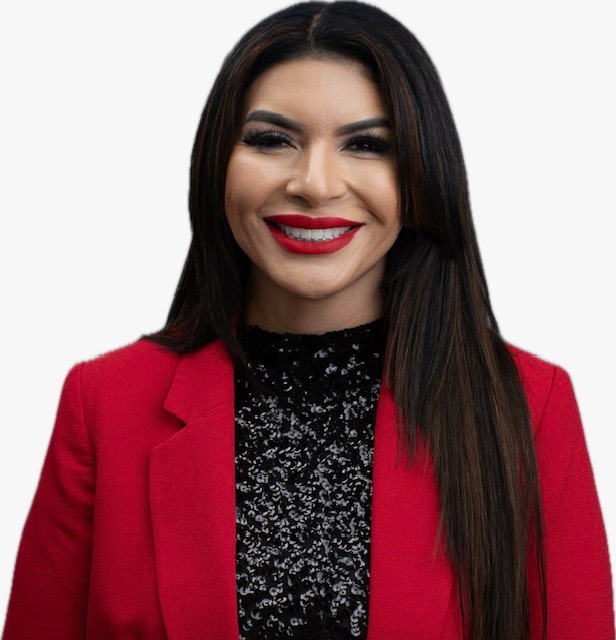 Professional psychologist smiling for a photo in formal wear
