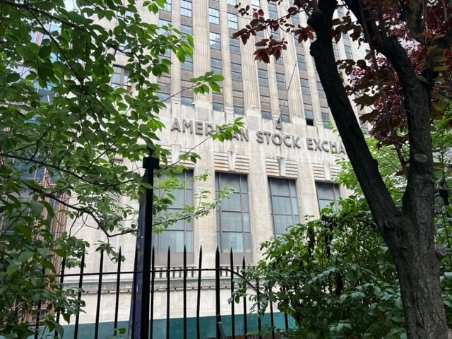 Buried across the street from the American Stock exchange in New York