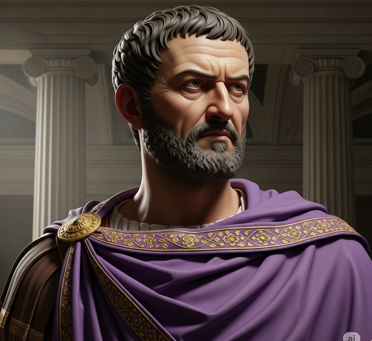 emperador Diocleciano. IA