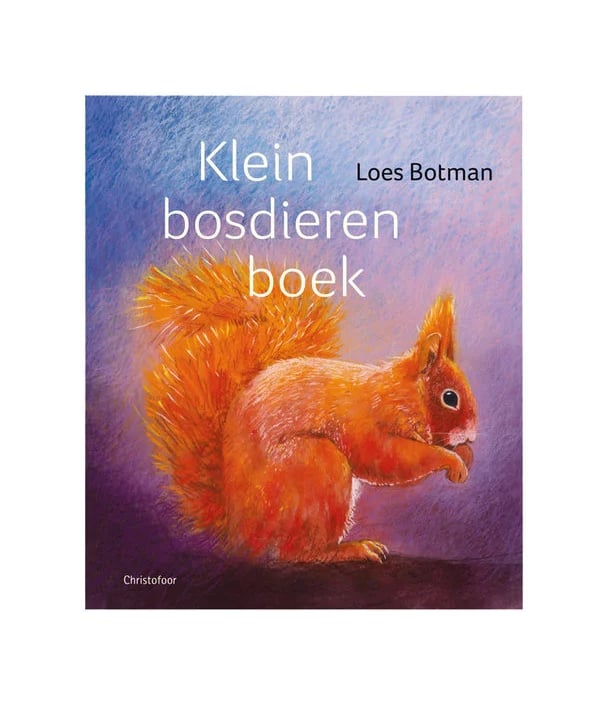 kaft boek klein bosdierenboek van loes botman in zachte en warme kleuren
