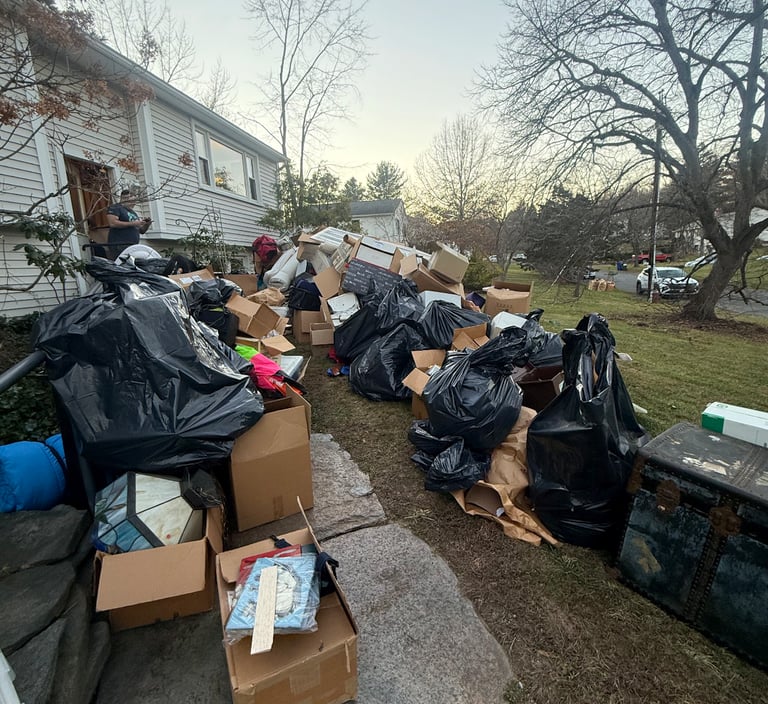 Full property cleanout completed in Greenfield MA