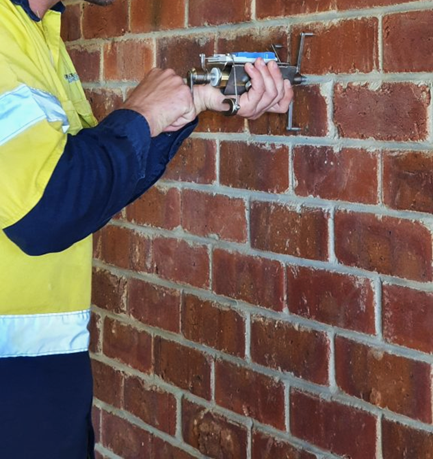 mortar scratch test