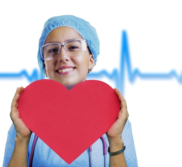 enfermera con amor