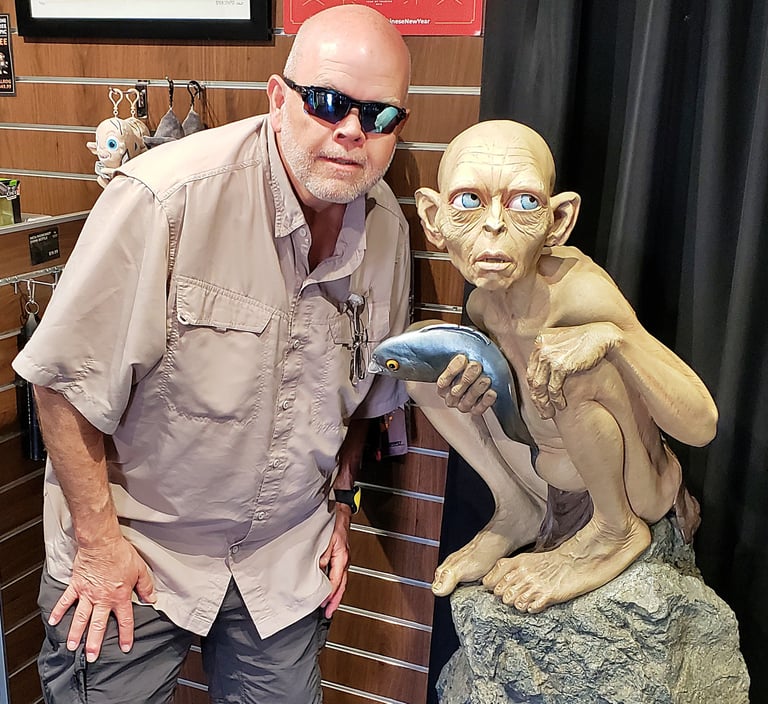 The Pirate visits the "Lord of The Rings" Weta Cave in Wellington, New Zealand