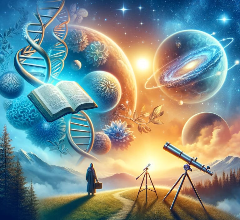 a man standing in front of a telescope