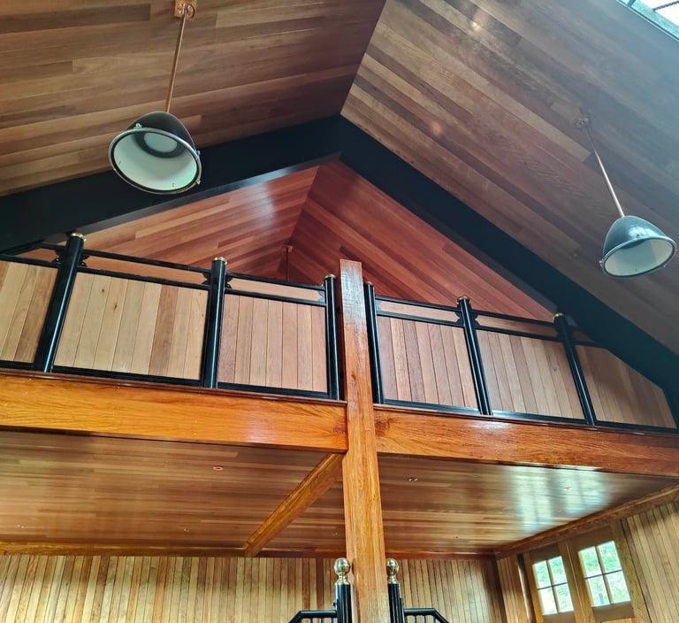 Stables inside loft new build