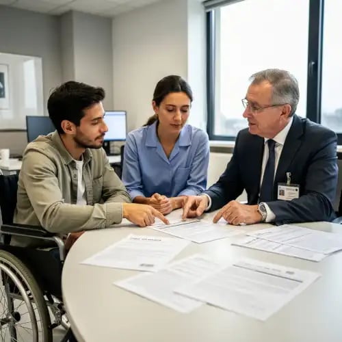 a man in a wheelchair wheel chair in a wheelchair