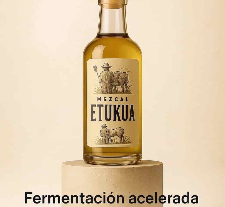 Diferencias entre fermentación natural y acelerada en la elaboración de mezcal