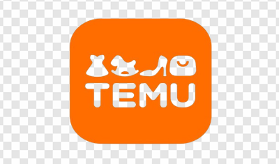 a logo for temu