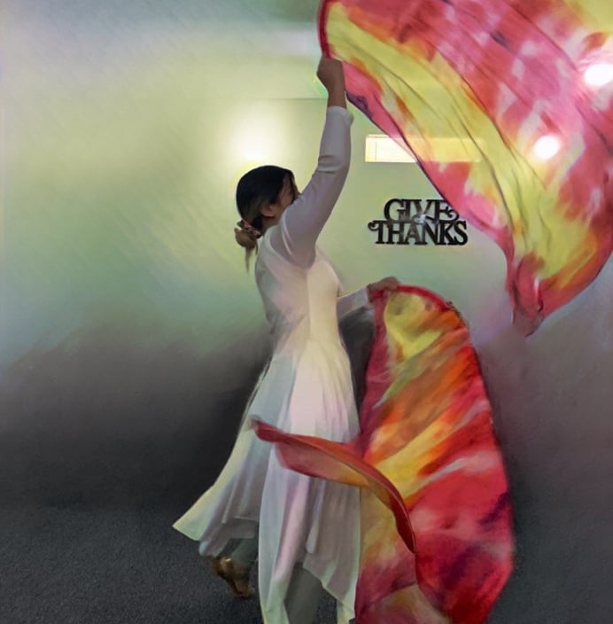Daughter of the king dancing flags ministry