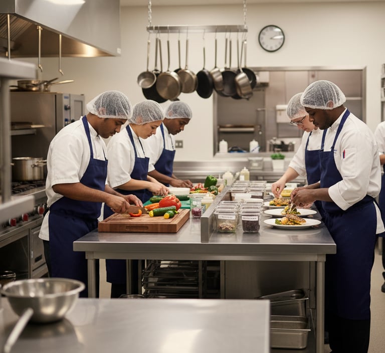 Commercial kitchen staffing and prep cooks Baltimore Staff Montoya Solutions