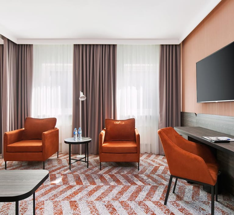 Kauno viesbucio interjero apdaila