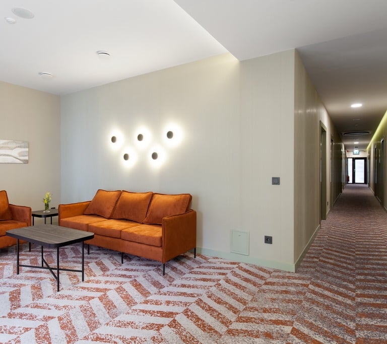 koridoriaus sienu apdaila